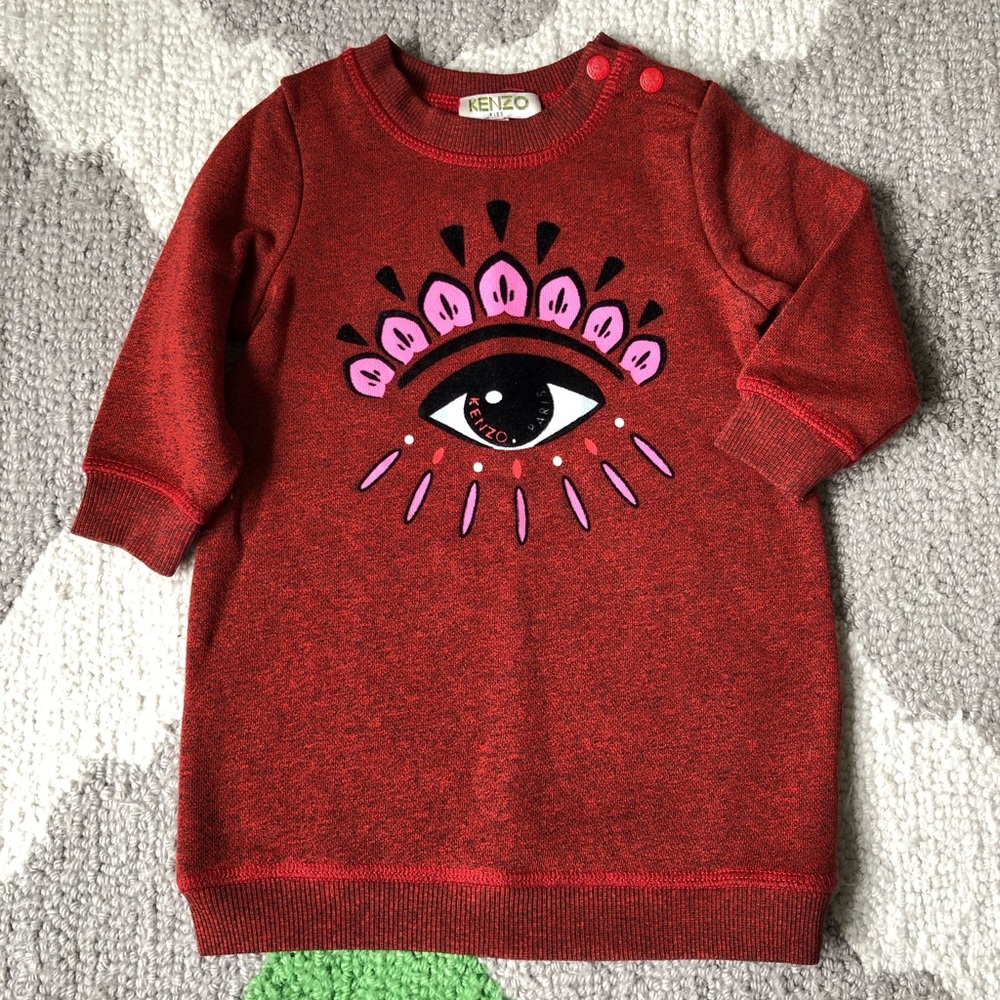 KENZO Baby Girl Sweater Dress